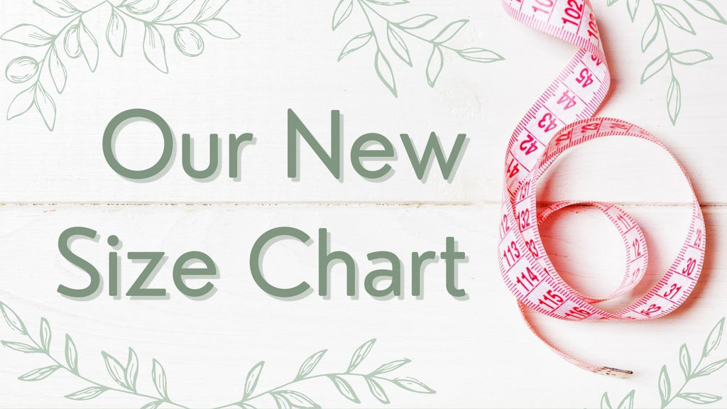 Our New Size Chart!
