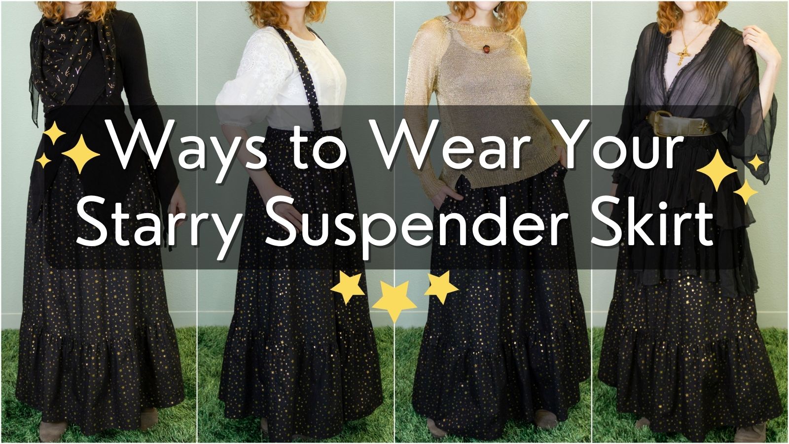 Ways to wear your Starry Suspender Skirt! – Forest Girl Clothing