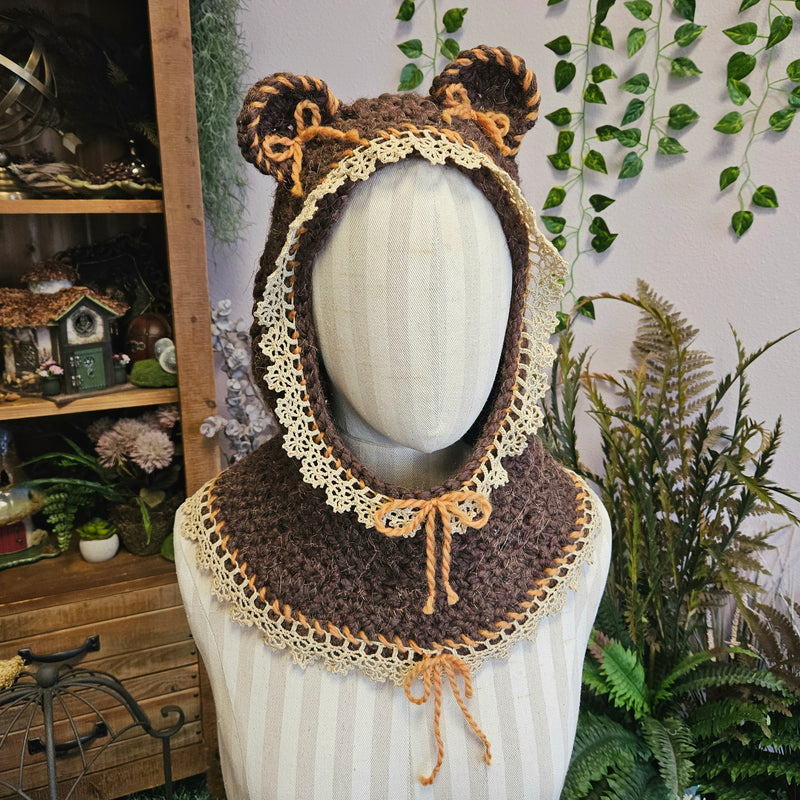 Lacy Bear Hood