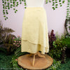 Asymmetrical Yellow Maxi Skirt