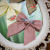 Small Embroidered Hair Bows