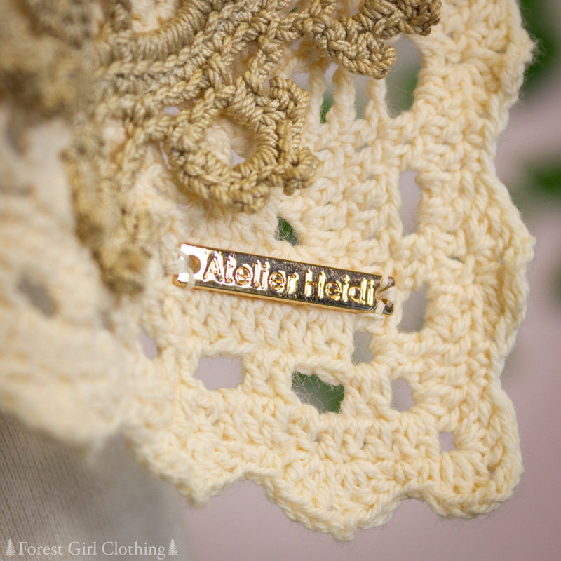 Handmade Crochet Flower Scarf