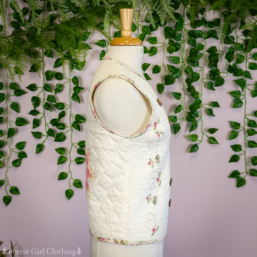 Forest Girl Hand Embroidered Vest