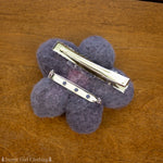 Felted Flower Brooch