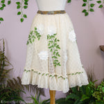 Green Vines Lace Skirt