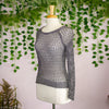 Metallic Knit Top