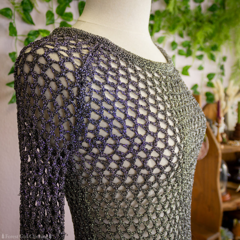 Metallic Knit Top