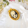 Skeleton Cameo Pin