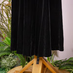 Black Velvet Vintage Dress