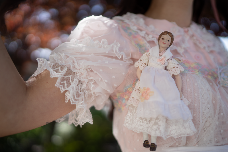 Porcelain Doll Pin