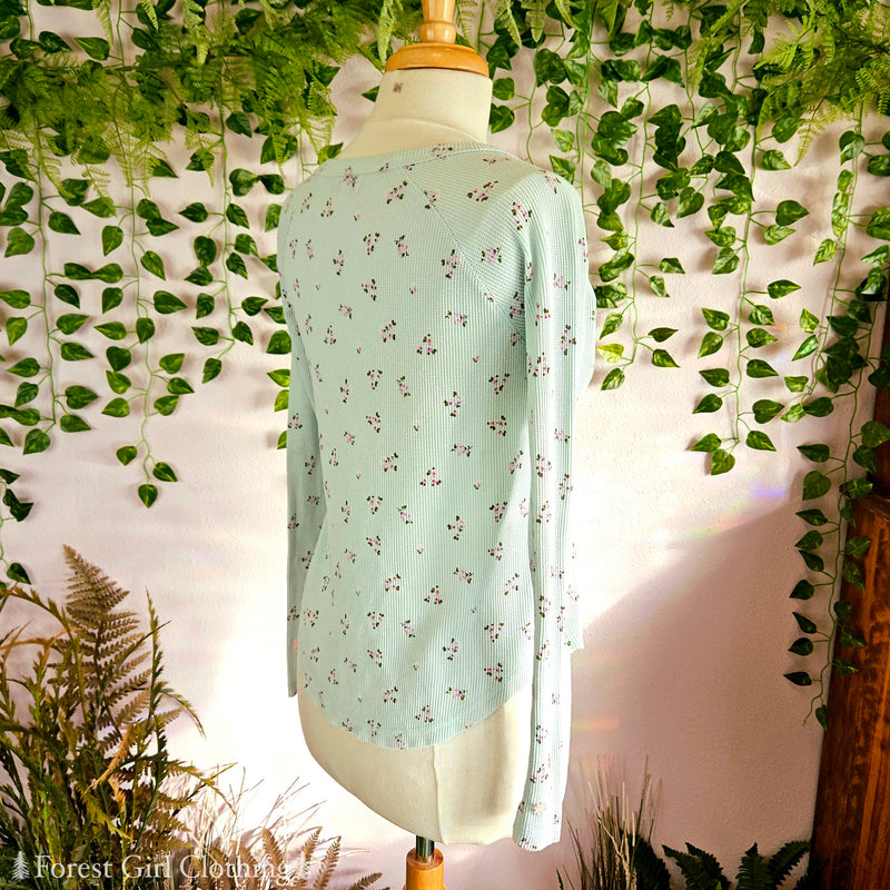 Violets Basket Knit Top