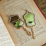 Antique Mirror Earrings