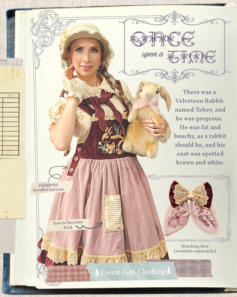 Velveteen Rabbit Pinafore