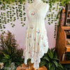 White Cross Stitch Doily Dress