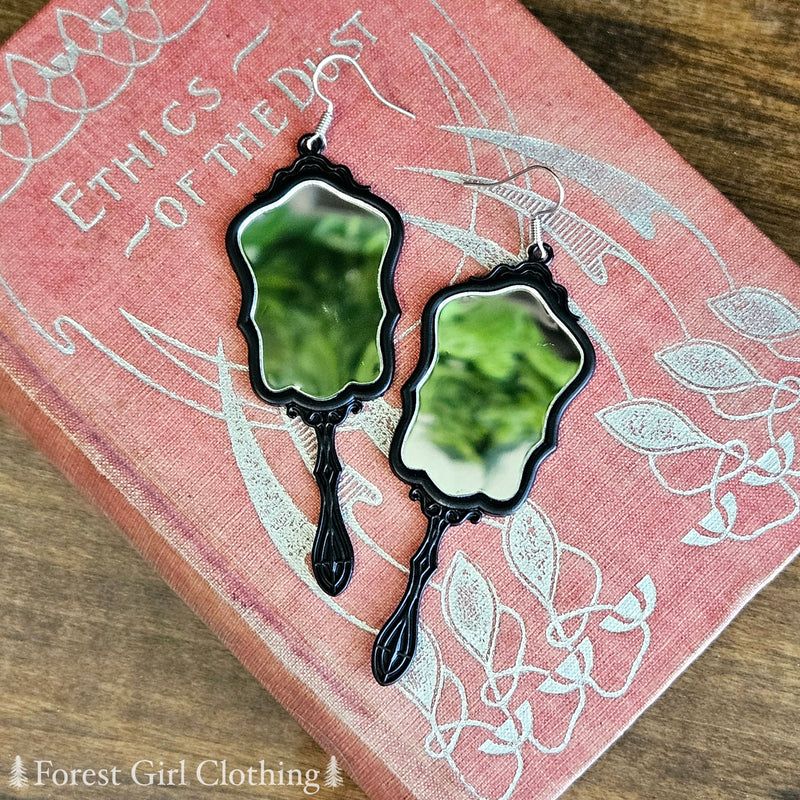Antique Mirror Earrings