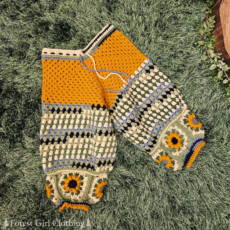 Granny Square Crochet Pantaloons