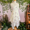 White Cross Stitch Doily Dress