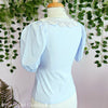 Sky Blue Deer Heart Top