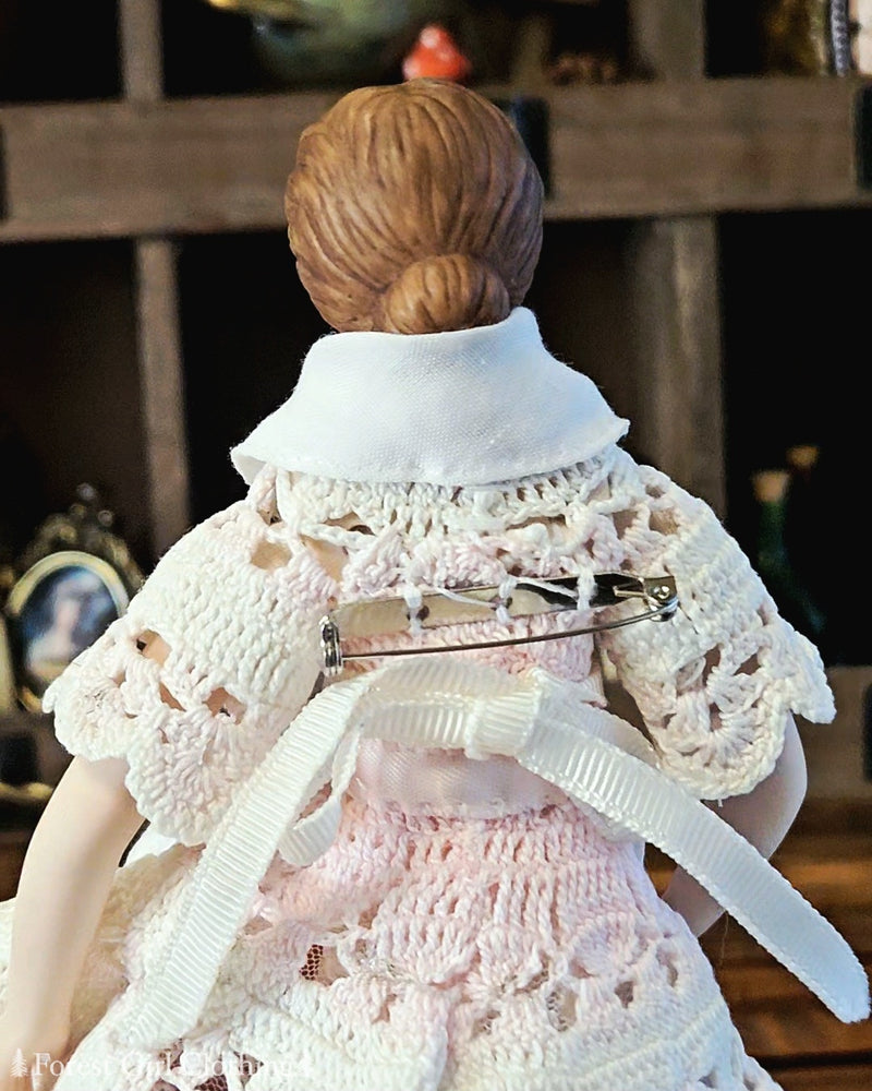 Porcelain Doll Pin