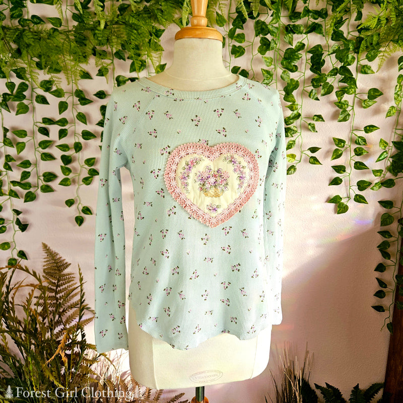 Violets Basket Knit Top