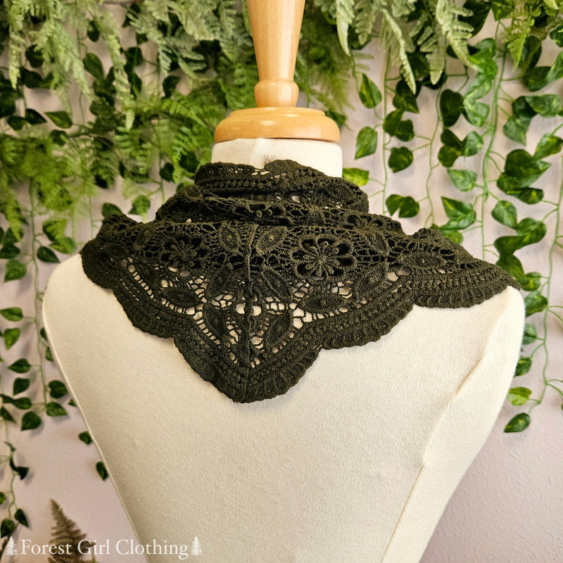 Cotton Lace Triangle Scarves