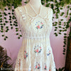 White Cross Stitch Doily Dress