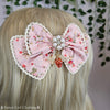 Strawberries & Cream Hair Bow