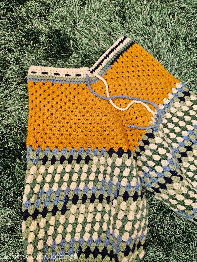 Granny Square Crochet Pantaloons