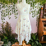 White Cross Stitch Doily Dress