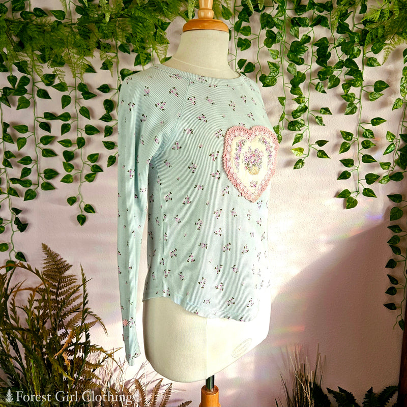 Violets Basket Knit Top