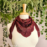 Cotton Lace Triangle Scarves
