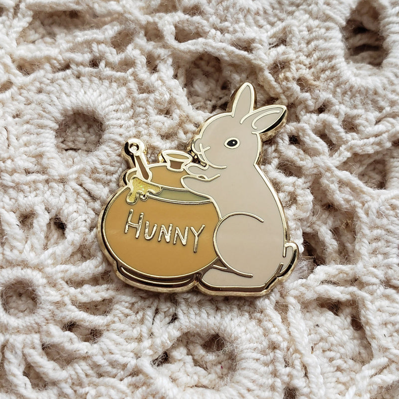 Hunny Bunny Enamel Pin