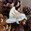 Floral Witch Hat Enamel Pin