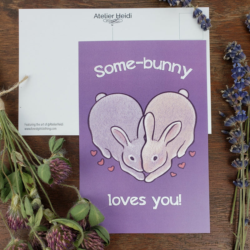 Somebunny Loves You Postcard