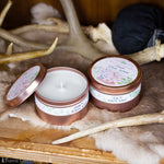 Shea and White Wood Candle