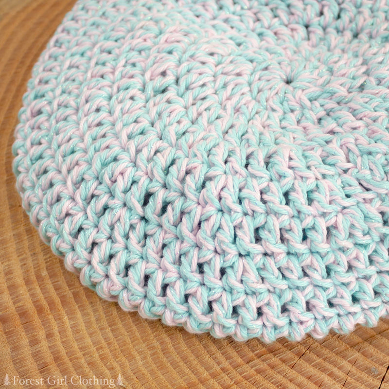 Double Yarn Crochet Beret (Various Colors)