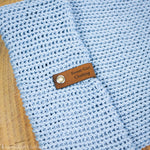 Sky Blue Cotton Knit Beanie
