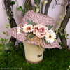 Mauve Flower Hat