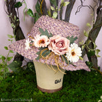 Mauve Flower Hat