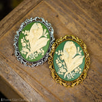 Lily of the Valley Cameo Brooch