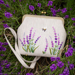 Lavender Embroidered Purse