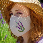 Lavender Embroidered Mask