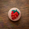 Strawberry Embroidered Pin
