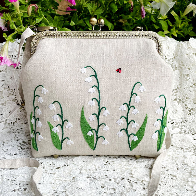 Small Floral Embroidered Slim Embossed Satin Purse Crossbody Bag - Womens  Fashion Handmade Boho Accessories - Walmart.com